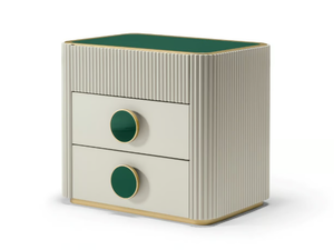 SECRET N36 - Rectangular wooden bedside table with drawers _ SCAPPINI & C